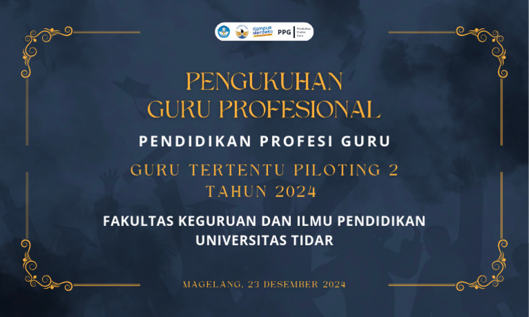 PPG Profesi Guru 2024 Universitas Tidar | PDF