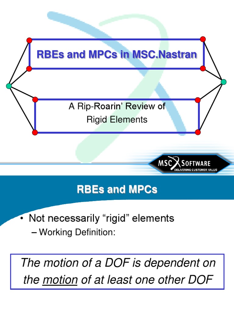 Understanding RBE2 and RBE3 in Nastran | PDF