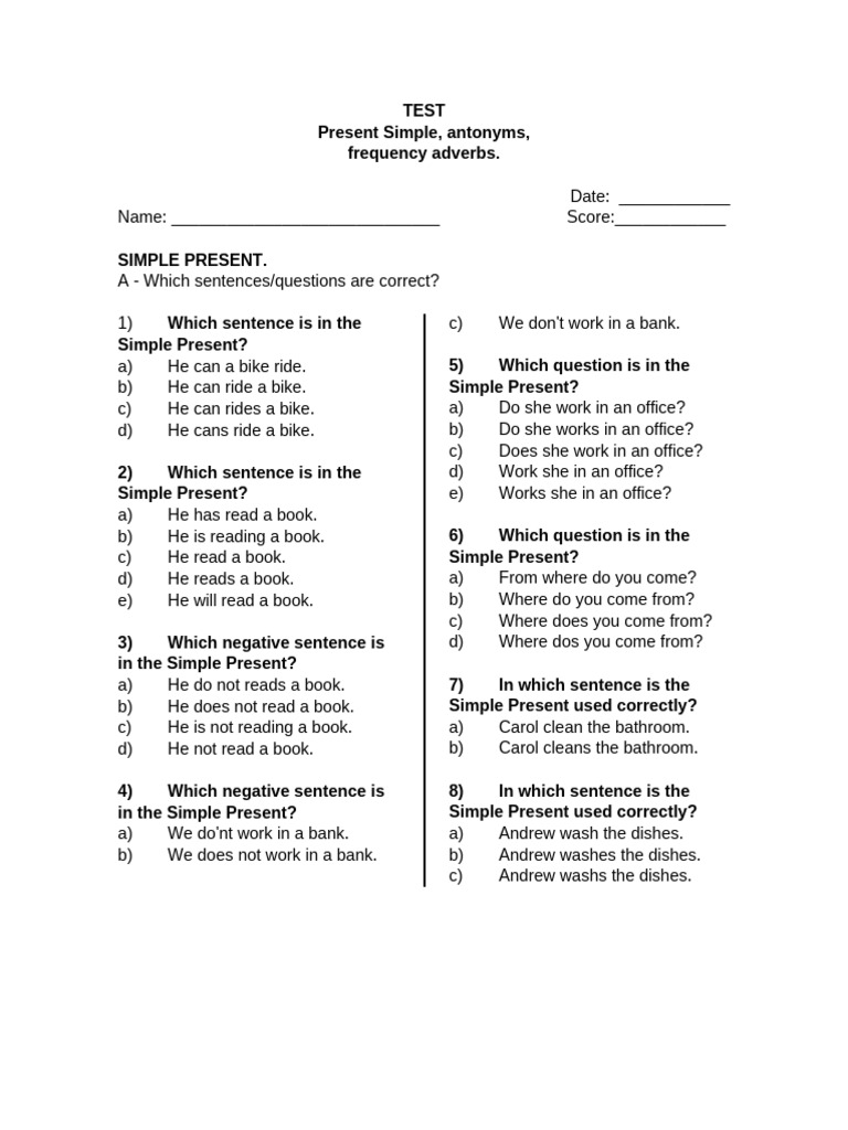 First Test | PDF | Language Families | Linguistic Typology