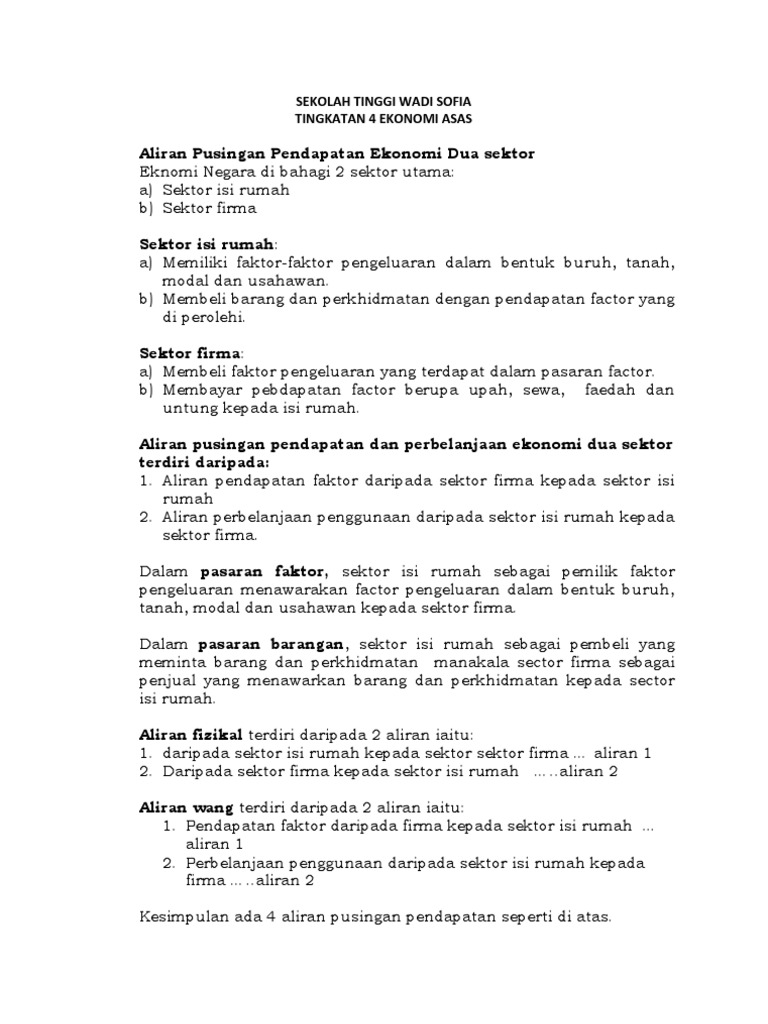 Aliran Pusingan Form 4 Pdf