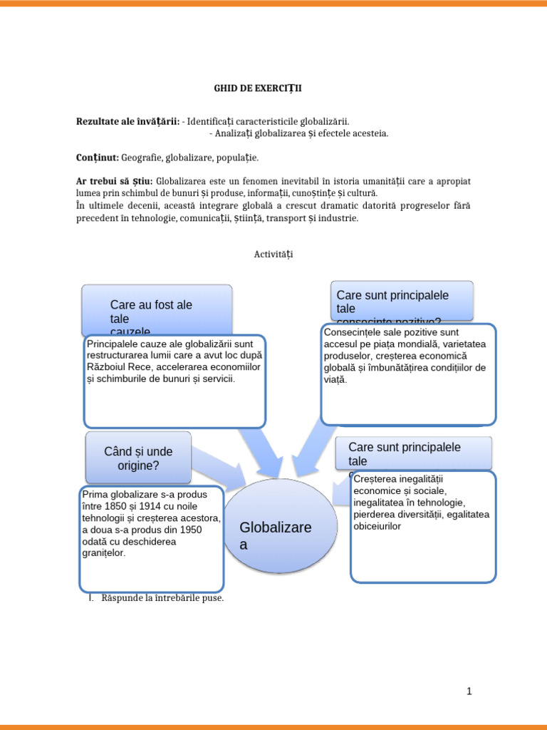 Globalizarea | PDF