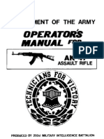 AK-47 Assault Rifle, Operator's Manual - BM 7.0-2.6 LotB