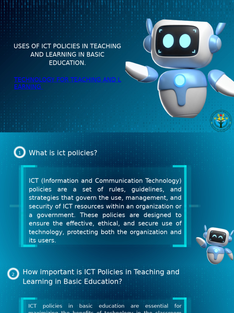 ICT rules | PDF | Educational Technology | Information And ...