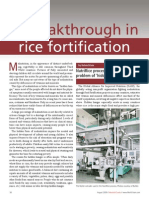 Breakthrough in Rice Fortification