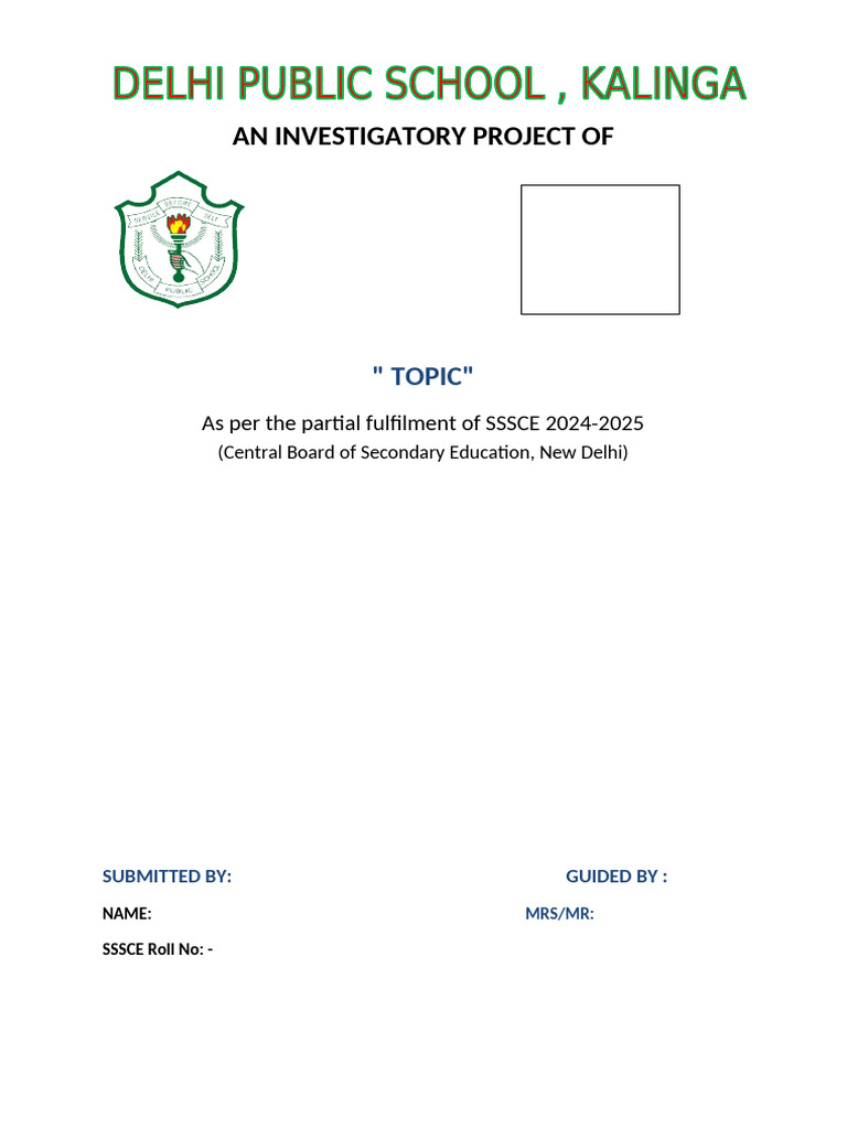 First 3 Pages of English Project | PDF