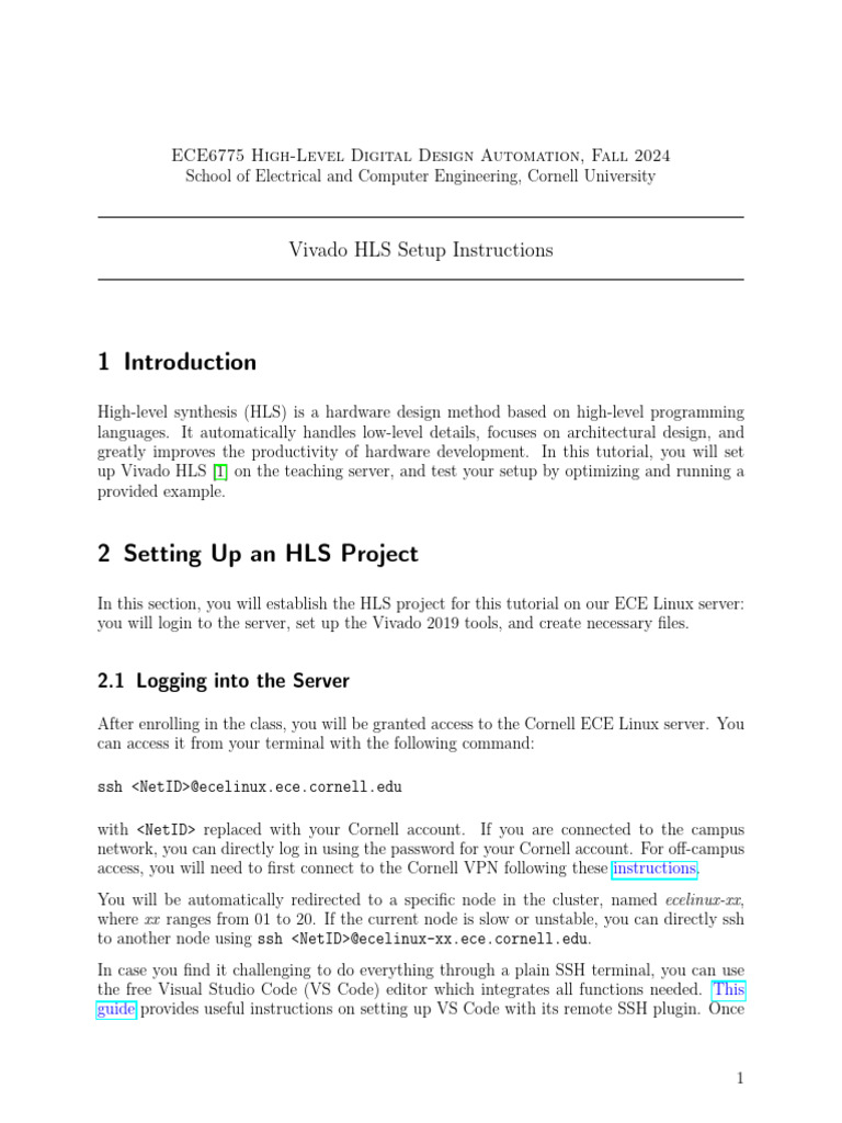 Hls setup guide pdf secure shell server computing 