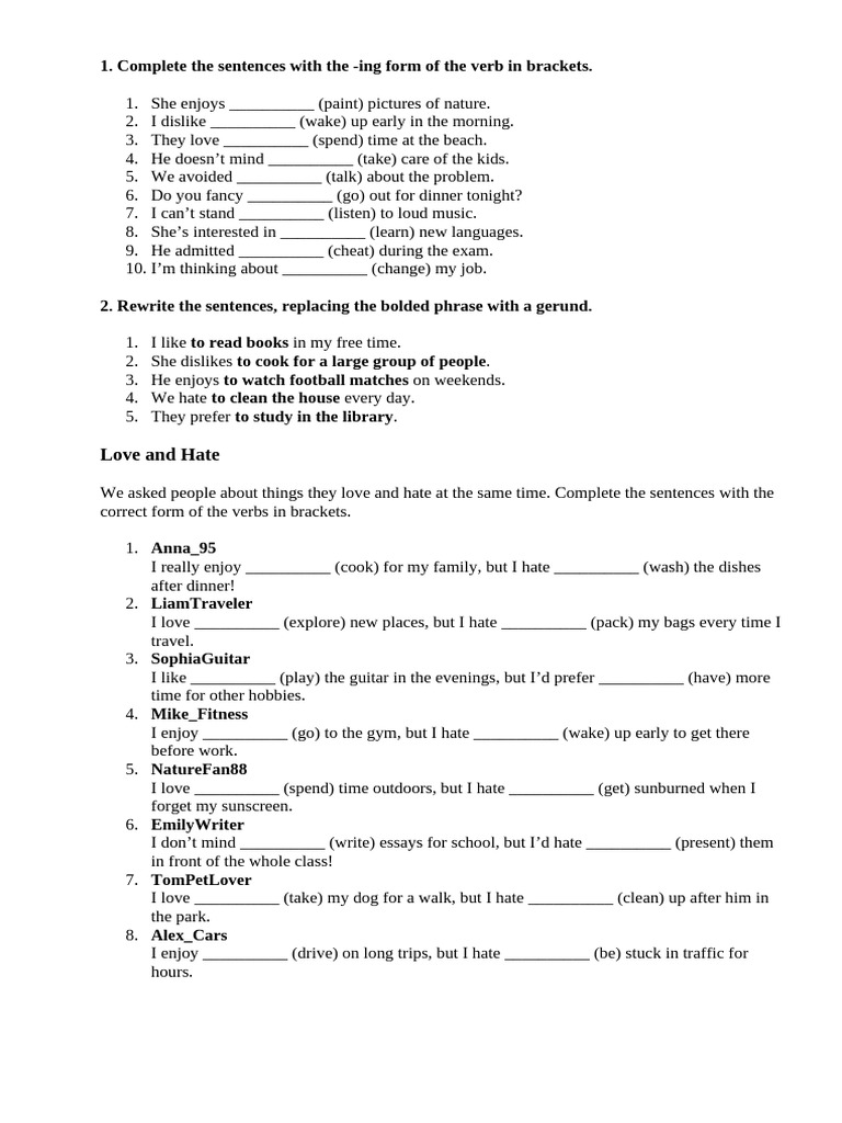 Gerund | PDF