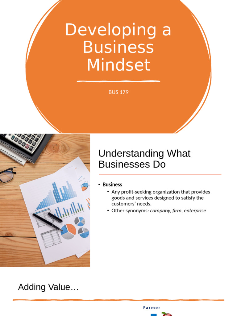 Business Mindset: Adding Value Strategies | PDF | Human Resources ...