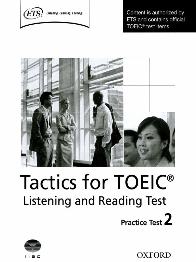 Tactics for TOEIC® Listening and Reading Tests -test 2 | PDF