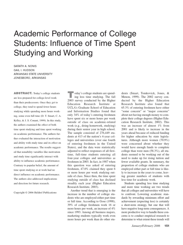 Factors affecting poor academic performance of students image
