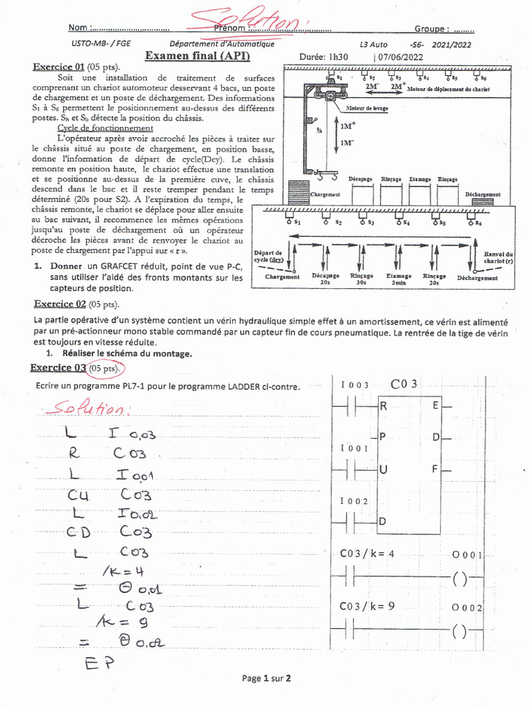 Correction Examen API L3 21 - 22 | PDF