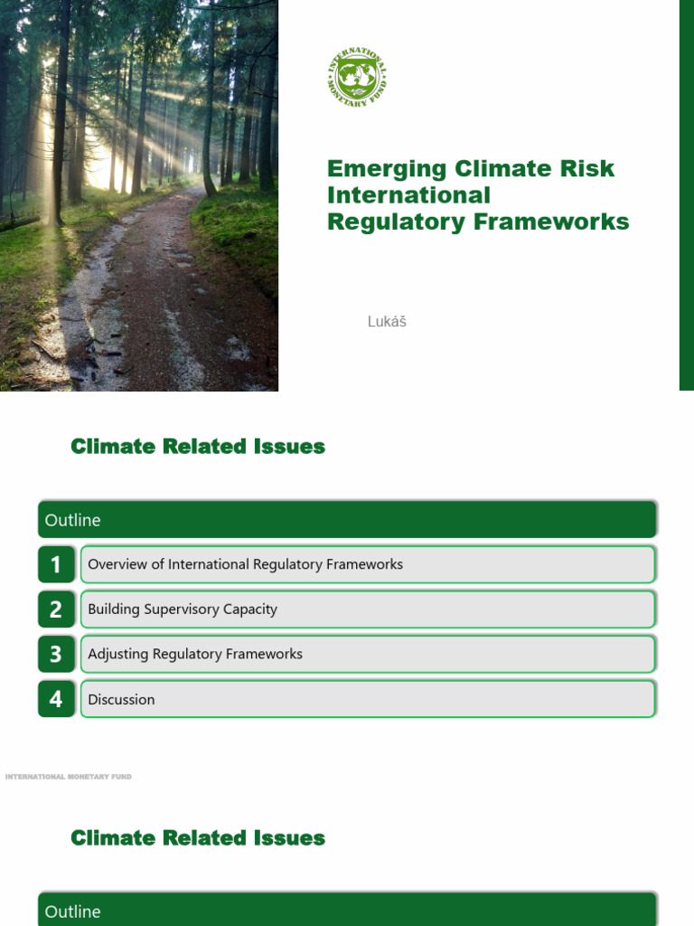 Climate Risk Supervision Frameworks | PDF | Risk | Governance