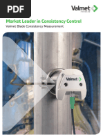 Valmet Blade Consistency Measurement Guide | PDF | Pulp (Paper ...