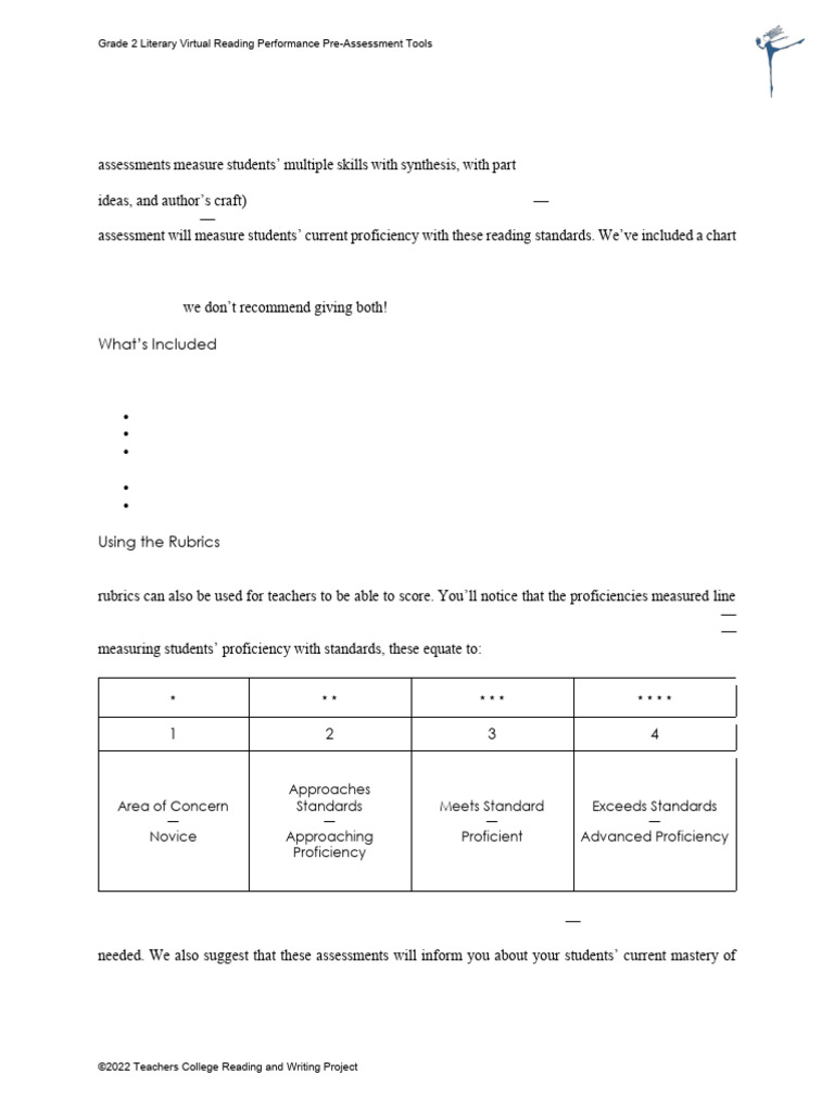 Grade 2 Literary Reading Assessments | PDF | Cognitive Science | Pedagogy