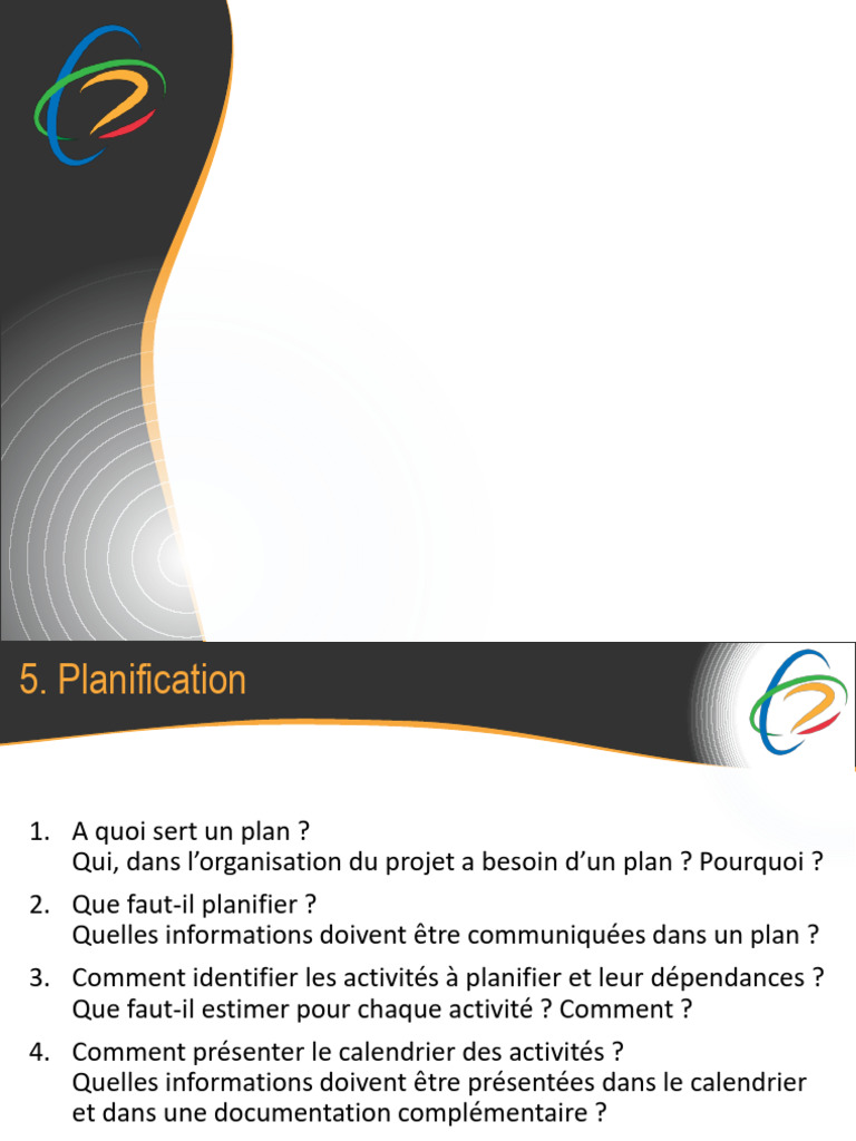 Planification Efficace en Gestion de Projet | PDF | Gestion de projet ...