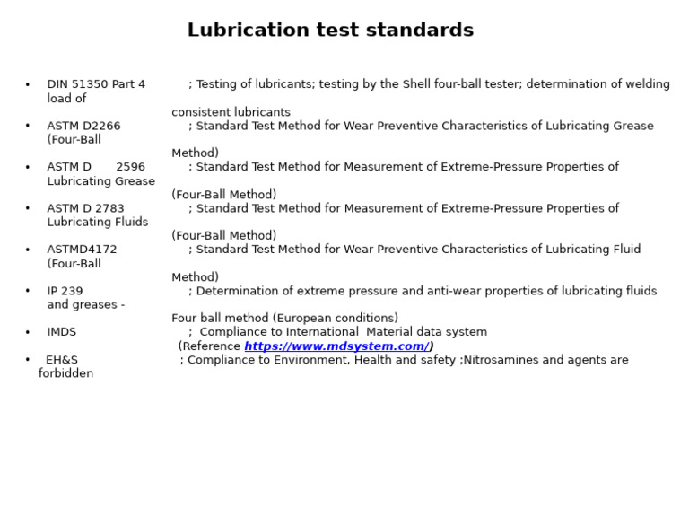 Grease Testing Standard-3 | PDF
