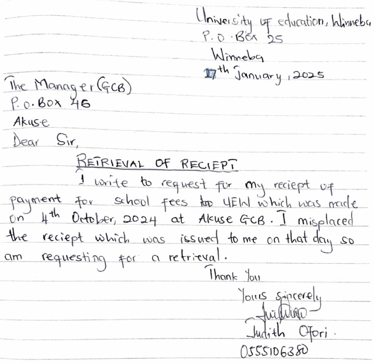 Retrieval of Receipt | PDF