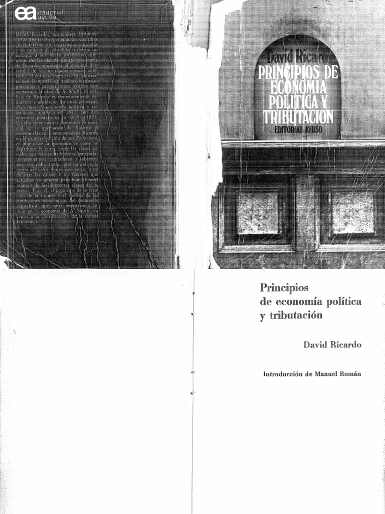 Principios de Economía Política y Tributación - David Ricardo | PDF