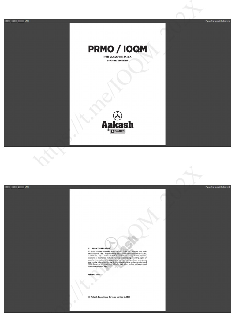 Aakash Ioqm Module | PDF