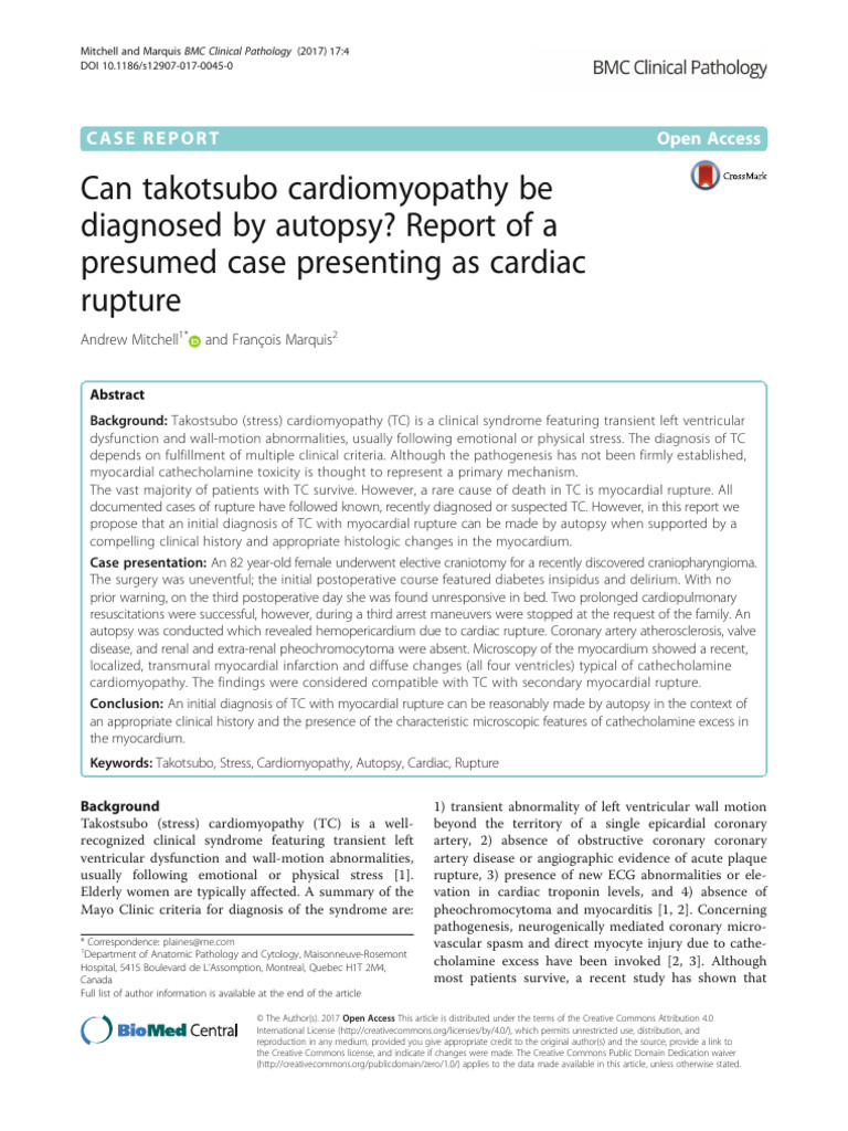 Can takotsubo cardiomyopathy | PDF | Cardiac Muscle | Heart