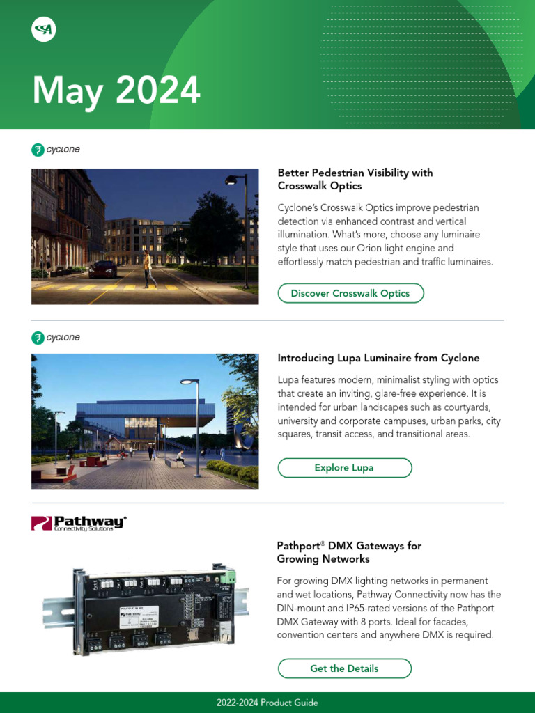 2022-2024 Lighting Product Innovations | PDF | Lighting | Architectural ...