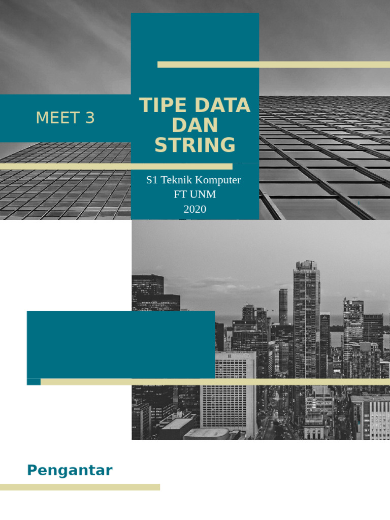 Tipe Data dalam Pemrograman C++ | PDF