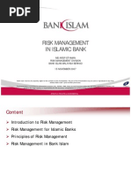 Risk MGMT in IB-Bank Islam