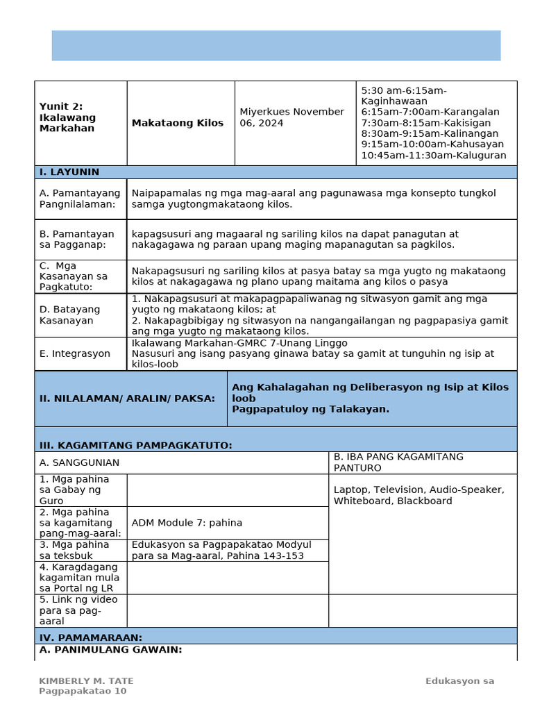 2nd Quarter Week 6 Day 3 Pdf