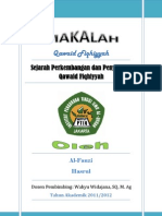 Sejarah Perkembangan Dan Penyusunan Qawaid Fiqhiyyah PDF