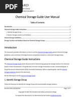 Chemical Storage Color Codes Guide | PDF