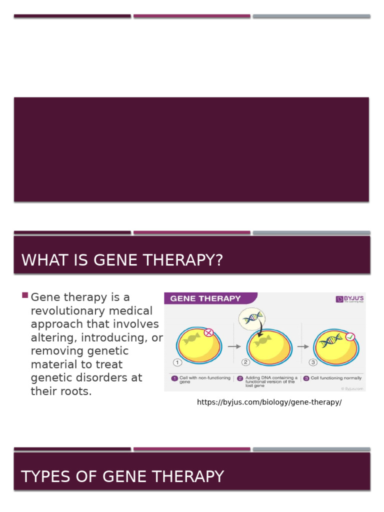 Understanding Gene Therapy Basics | PDF