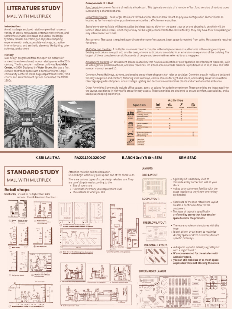 Mall Data Collection Pdf Shopping Mall Retail