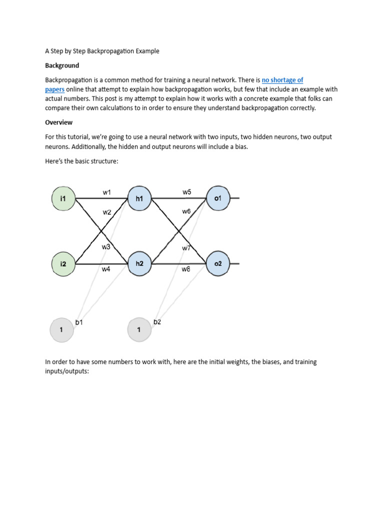 A Step by Step Backpropagation | PDF | Applied Mathematics | Algorithms