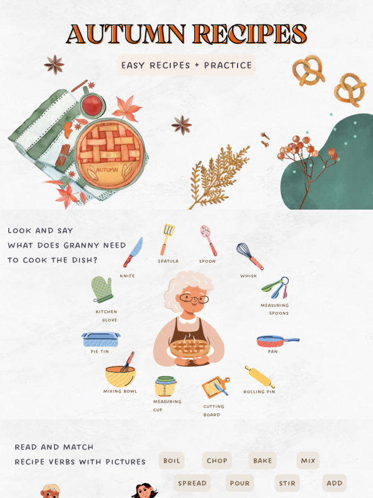 Simple Autumn Baking Recipes | PDF | Baking | Teaspoon