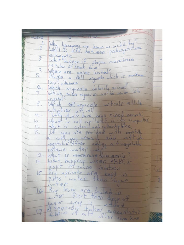 Science Homework | PDF