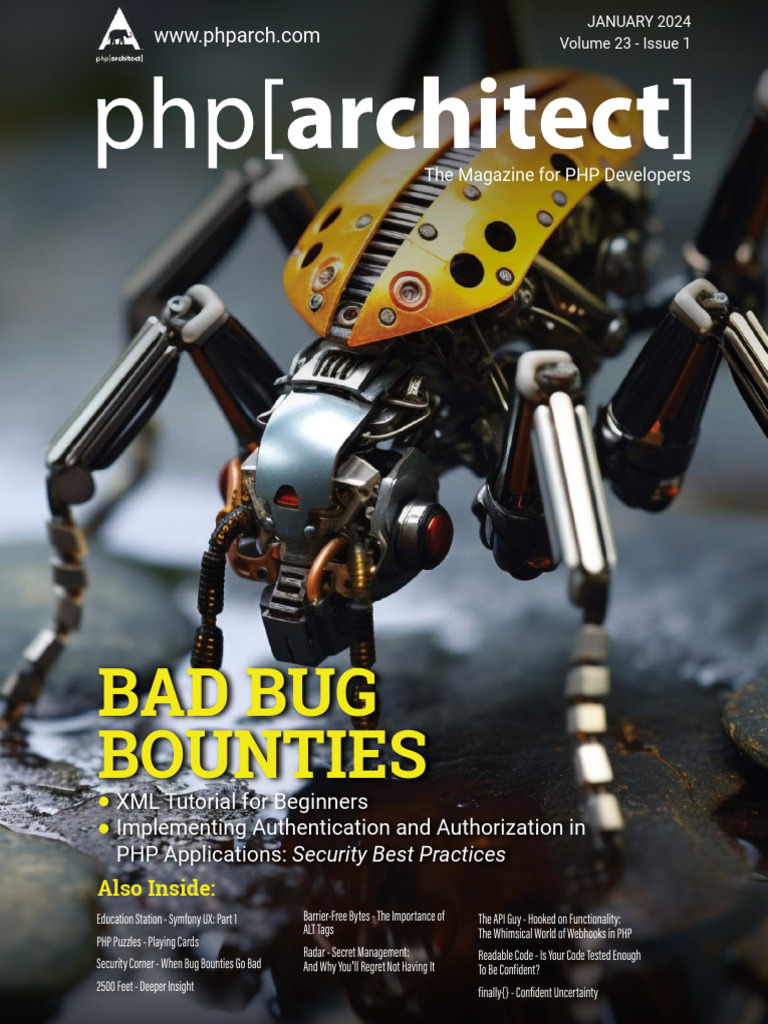Phparchitect 2024 01 | PDF | Password | Authentication