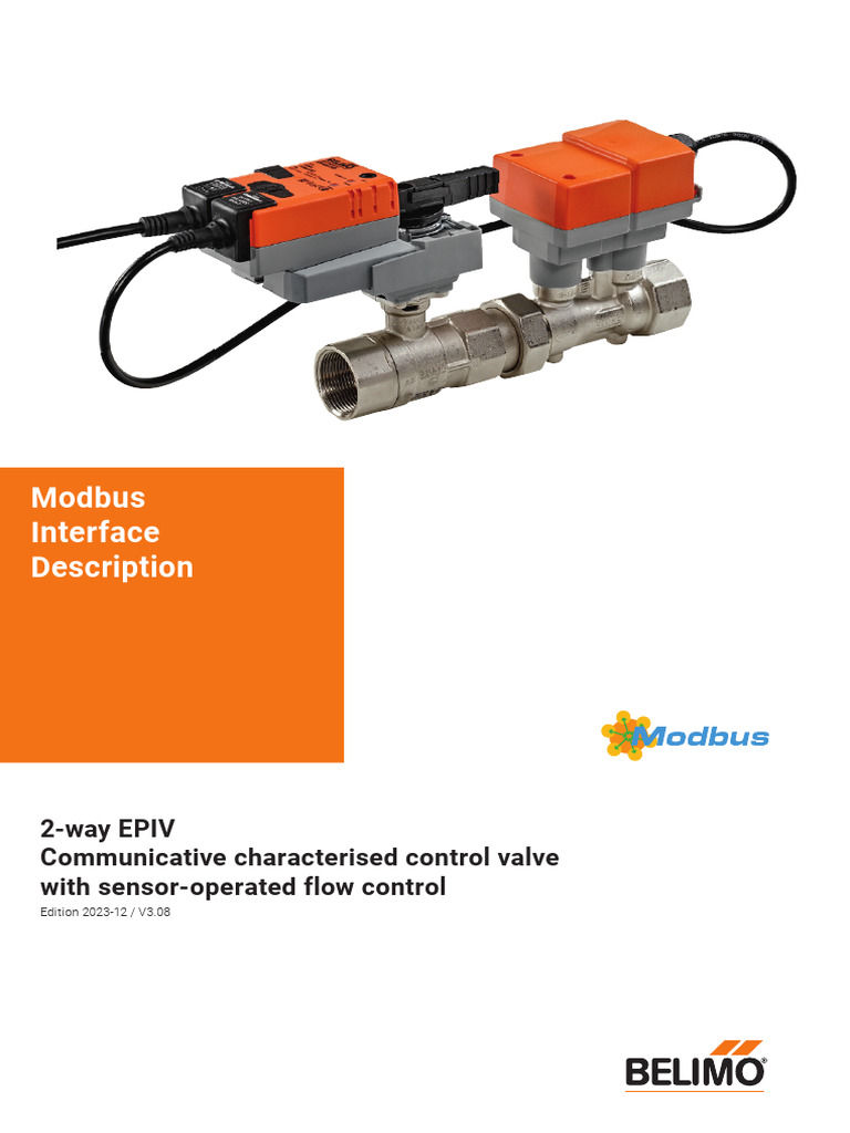 2-Way EPIV Modbus Control Valve Guide | PDF | Computer Engineering ...