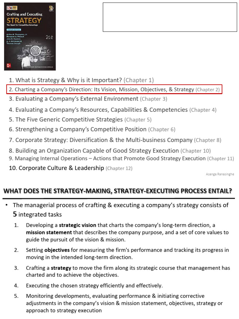 Business Strategy Lecture 2 | PDF | Strategic Planning | Strategic ...