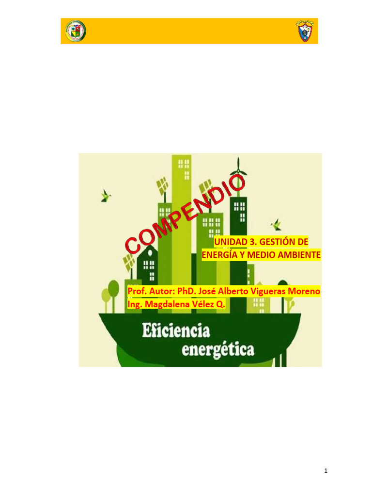 Gestión Energética y Eficiencia Ambiental | PDF | Uso eficiente de ...