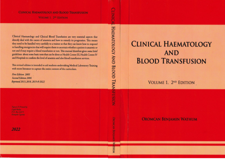Clinical Haematology and Blood Transfusion '111 | PDF