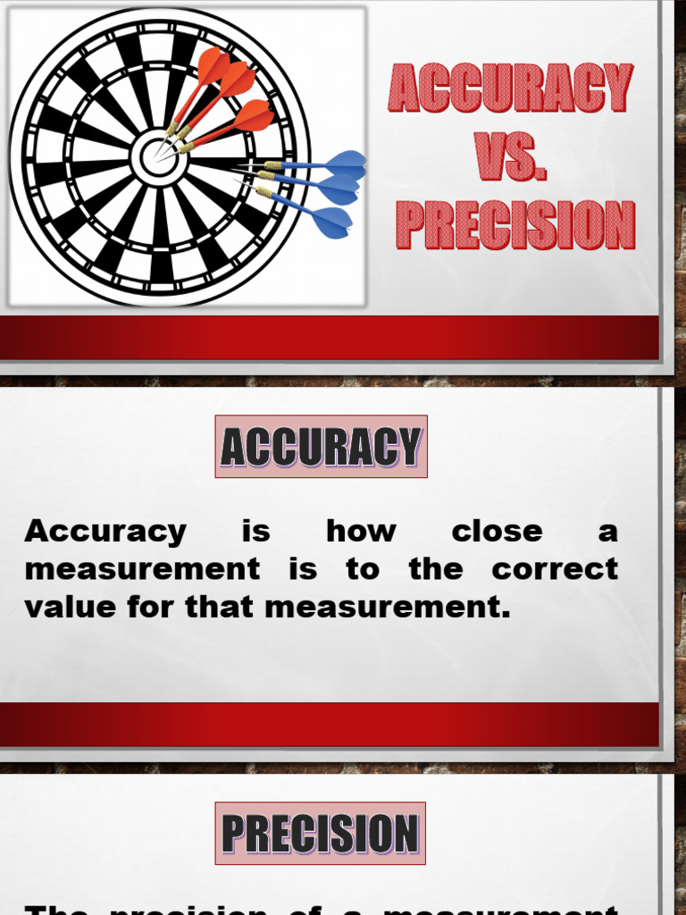 Understanding Accuracy and Precision | PDF | Observational Error ...