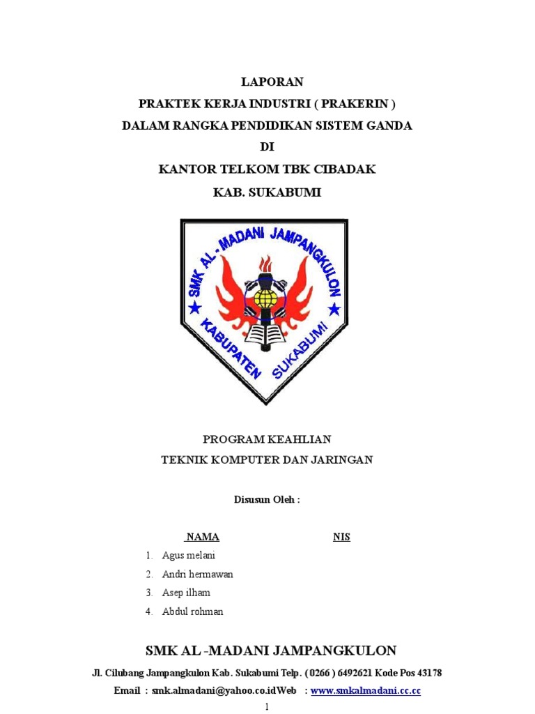 Laporan Pkl Telkom