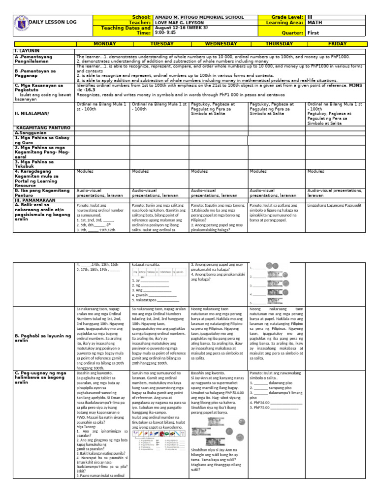 Math W3 | PDF