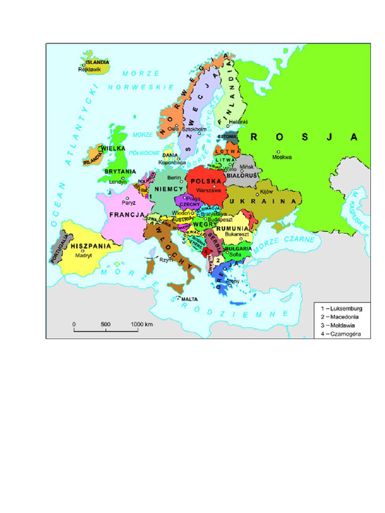 Mapa Europy | PDF