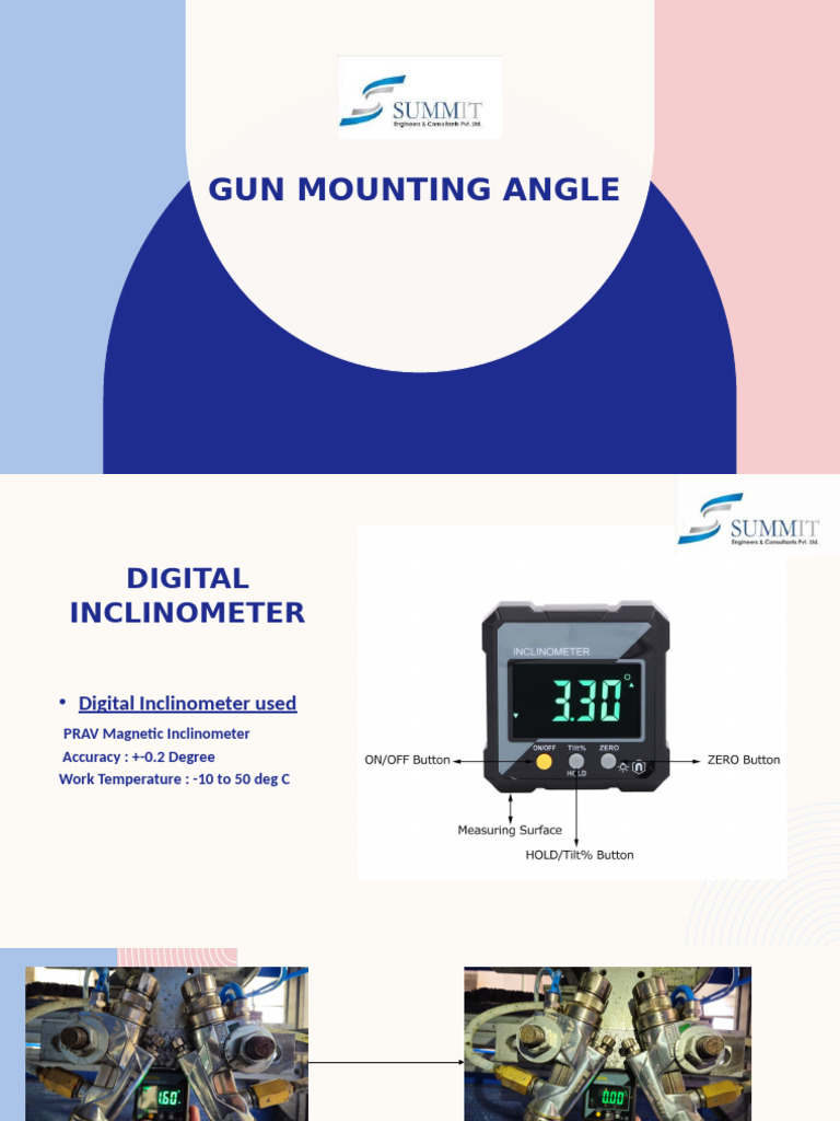 Digital Gun Mounting Inclinometer | PDF