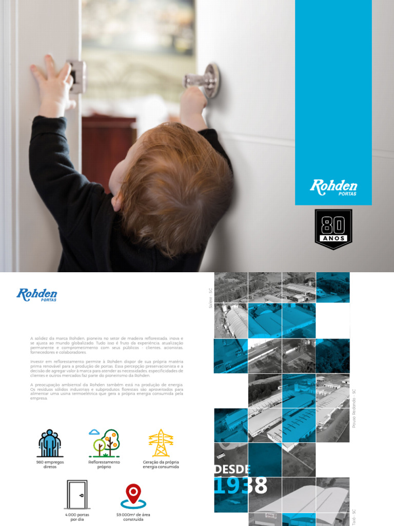 Portas Sustentáveis Rohden: Qualidade e Design | PDF
