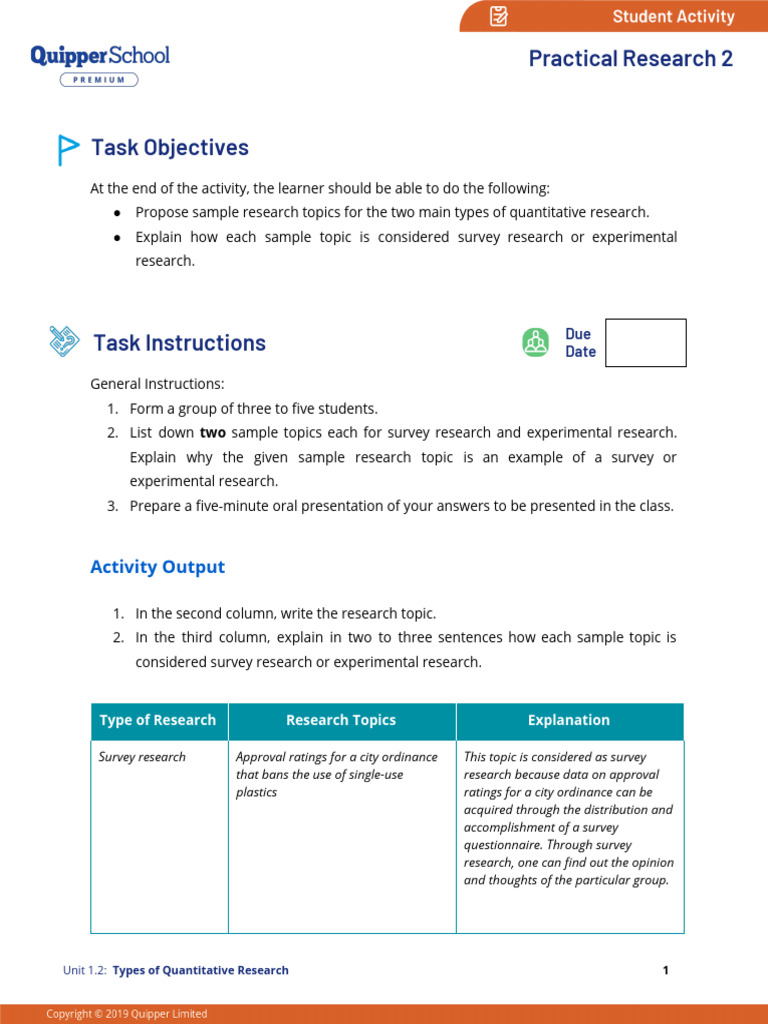 FINAL (SA) - PR2 11 - 12 Q1 0102 - UNIT 1 - LESSON 2 - Types of ...