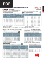 19th Jan 2012 Wire Price List