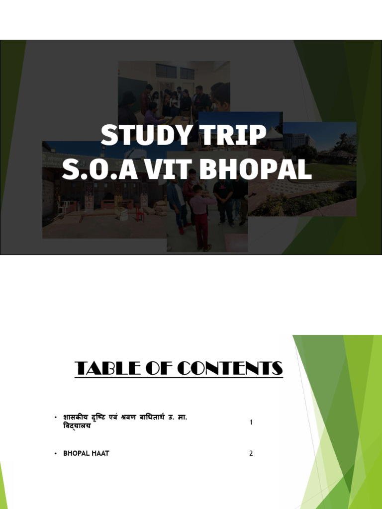 Study Trip Pdf Learning
