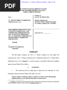 JW Complaint